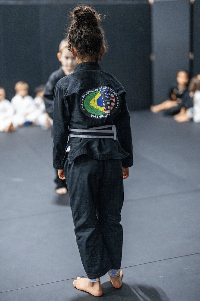 Kids training in the gi at WDC BJJ